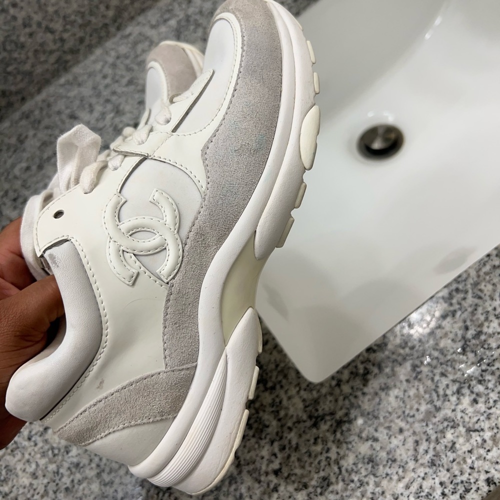Chanel Sneakers Fair Condition Worn A Few Times